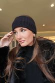 Balmoral Stretch Knit Headband Black /20=